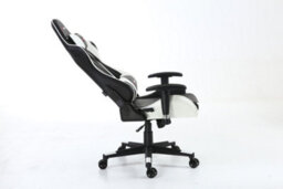 Gtforce Pro Fx Reclining Sports Racing Gaming Office Desk Pc Car Faux Leather Chair (White) - thumbnail 3