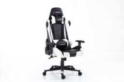 Gtforce Pro Fx Reclining Sports Racing Gaming Office Desk Pc Car Faux Leather Chair (White) - thumbnail 1