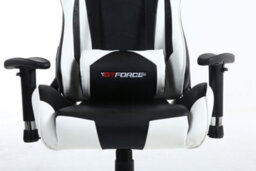 Gtforce Pro Fx Reclining Sports Racing Gaming Office Desk Pc Car Faux Leather Chair (White) - thumbnail 5