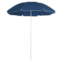Berkfield Outdoor Parasol With Steel Pole Blue 180 Cm