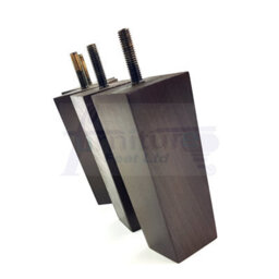 L&F Set Of 4 Replacement Furniture Bun Feet Antique Brown Turned Wood Legs 100mm High Settee Chairs Sofas Footstools M10 - thumbnail 4
