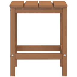 Berkfield Garden Adirondack Table Brown 38X38X46 Cm Hdpe - thumbnail 5