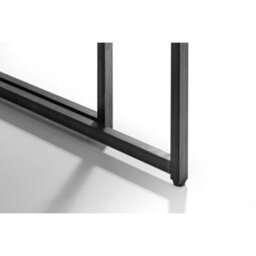 Oakham Lomond Nesting Coffee Tables In Dark Oak And Metal - thumbnail 4