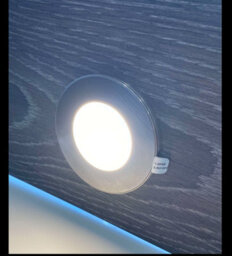 Luxor Lighting Diy Plug & Play 2X Warm White Round Surface Led Kitchen Cabinet Light Kit Complete With Power Supply - thumbnail 2