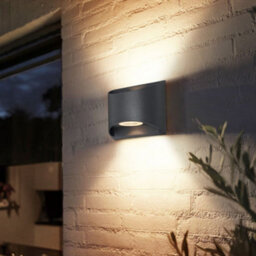 Long Life Lamps Company Modern Led Outdoor Wall Light Black Warm White Zlc324Ww - thumbnail 7