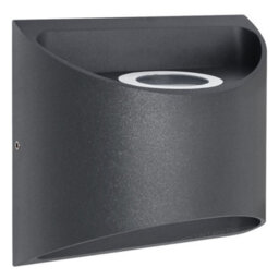 Long Life Lamps Company Modern Led Outdoor Wall Light Black Warm White Zlc324Ww - thumbnail 3