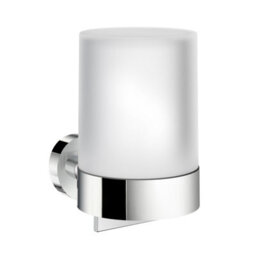 Smedbo Frosted Glass 150Ml Soap Dispenser With Round Wall Mount