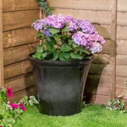 Primrose Carbon Glaze Effect Bowl Planter Frost & Fade Resistant 55Cm - thumbnail 3