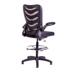 Merlin Draughtsman Chair With Black Fabric Seat - thumbnail 8