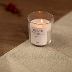 Marco Paul Scented Candle In Glass Jar - Black Vanilla - thumbnail 6