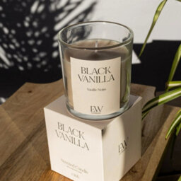 Marco Paul Scented Candle In Glass Jar - Black Vanilla - thumbnail 4