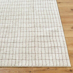 Livabliss Our Pnw Home Cascade-Modern Ivory Taupe Graphic High Pile Living Dining Bedroom Rug 80 X 220 Cm Easy Care, Non Shedding - thumbnail 4