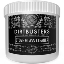 Dirtbusters Stove Glass Cleaner, Heavy Duty Cleaning Paste For All Log Burner, Stove & Fireplace Window & Glass (250G)