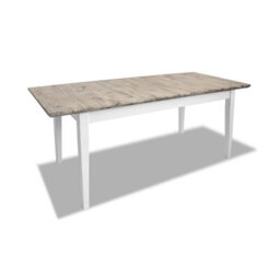 Statement Furniture Florence Rectangle Extendable Kitchen Dining Table In White - thumbnail 3