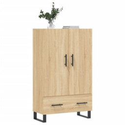 Berkfield Modern Highboard Sonoma Oak 69.5X31X115 Cm Engineered Wood - thumbnail 3
