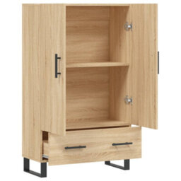 Berkfield Modern Highboard Sonoma Oak 69.5X31X115 Cm Engineered Wood - thumbnail 5