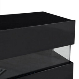 Furniture in Fashion Kirsten High Gloss Tv Stand In Black With Led Lighting - thumbnail 9