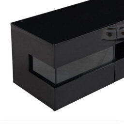 Furniture in Fashion Kirsten High Gloss Tv Stand In Black With Led Lighting - thumbnail 8