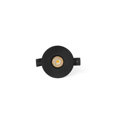 Luminosa Lighting Luminosa Lox Trimless Recessed Downlight Black 2700K