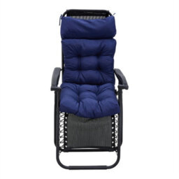 Waterproof High Back Seat Outdoor Chair Pad Cushion Garden Patio Furniturepillow Dark Blue - thumbnail 6