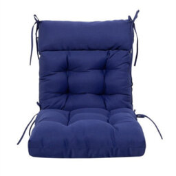Waterproof High Back Seat Outdoor Chair Pad Cushion Garden Patio Furniturepillow Dark Blue
