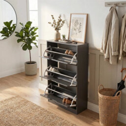 Grey Designs 3-Drawer Bedroom Hallway Shoe Cabinet Storage - thumbnail 5