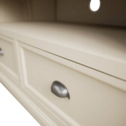 Furniture 48 Ashton Oak And Cream Painted Corner Tv Cabinet - thumbnail 4