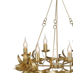 DAR Nadria 6 Light Pendant Satin Gold - thumbnail 3