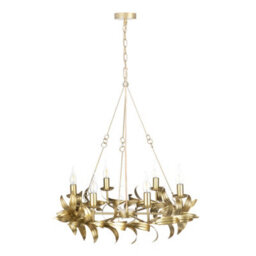 DAR Nadria 6 Light Pendant Satin Gold - thumbnail 2