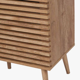 Pacific Lifestyle 2 Door 2 Drawer Wooden Sideboard Natural Eucalyptus Tv Unit Long Scandi Side Storage Cabinet For Living Room - thumbnail 8