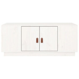 Walplus Coffee Table White 100X50X41 Cm Solid Wood Pine - thumbnail 6