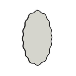 Sweeek - Organic Mirror Wood Decor Black 90X60 Cm - Bruno - thumbnail 1