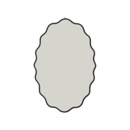 Sweeek - Organic Mirror Wood Decor Black 90X60 Cm - Bruno - thumbnail 2