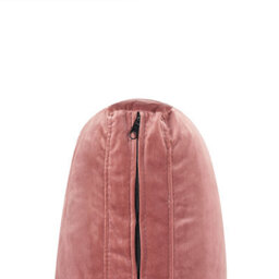 Beliani  Corner Seat Evja Pink Velvet - thumbnail 6