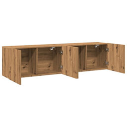 Berkfield Tv Cabinets Wall-Mounted 2 Pcs Artisian Oak 80X30X41 Cm - thumbnail 5