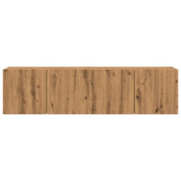 Berkfield Tv Cabinets Wall-Mounted 2 Pcs Artisian Oak 80X30X41 Cm - thumbnail 4