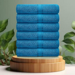 Casabella Premium Pack Of 6 Hand Towels 100% Cotton 500 Gsm - thumbnail 1