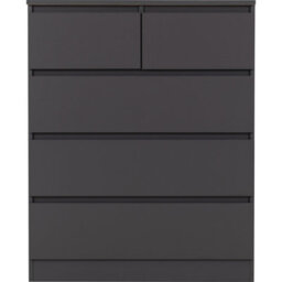 Seconique Malvern 3+2 Drawer Chest - Grey - thumbnail 4
