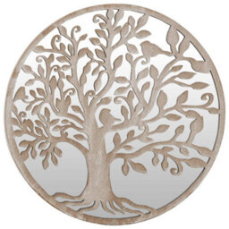 Berkfield Mirror Sand 40X2.5 Cm Iron Round For Indoor Use - thumbnail 2