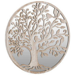 Berkfield Mirror Sand 40X2.5 Cm Iron Round For Indoor Use - thumbnail 3