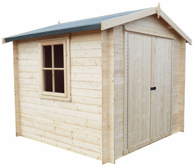 Shire Camelot 19 mm Log Cabin 7 X 7 Feet - image 1
