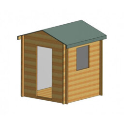 Shire Camelot 19 mm Log Cabin 7 X 7 Feet - thumbnail 3
