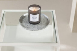 Fortaleza  Side Table , White, Glass Top,d40Xw40Xh51Cm - thumbnail 4