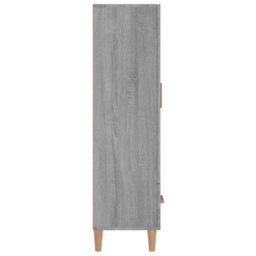 Berkfield Sturdy Highboard Grey Sonoma 70X31X115 Cm Engineered Wood - thumbnail 5