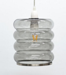 Pagazzi Lighting Pagazzi Cassia Smoke Glass Easy-Fit Pendant - thumbnail 3