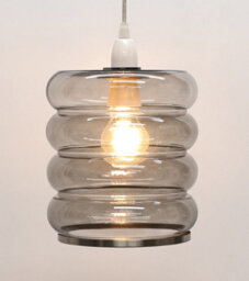 Pagazzi Lighting Pagazzi Cassia Smoke Glass Easy-Fit Pendant - thumbnail 5