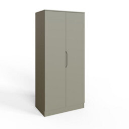 Fwstyle Luno 2 Door Wardrobe Double Doors Green (H) 180Cm (W) 80Cm (D) 50Cm - thumbnail 2