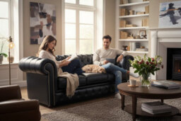 Chesterfield 3 Seater Old English Black Real Leather Sofa Bespoke In Classic Style - thumbnail 2