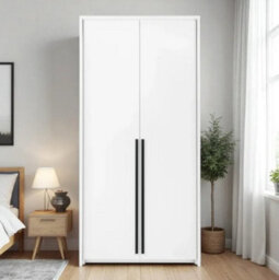 Arte Clean Slate Serenity - Genua 105Cm Wardrobe In White Matt - thumbnail 1