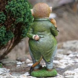 Mr Monkey Resin Sculpture Home Garden Ape Chimp Statue Outdoor Animal Ornament - thumbnail 4